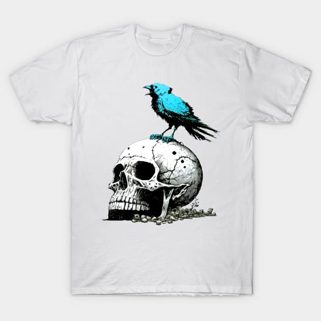 The Blue Bird Social Media is Dead to Me, No. 1 T-Shirt by Puff Sumo